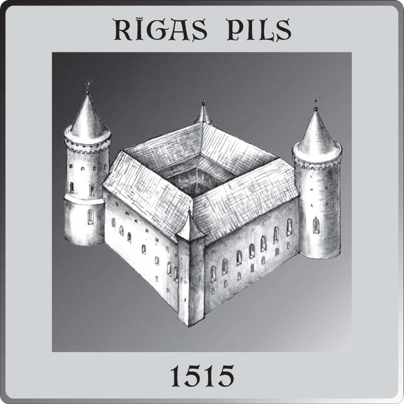 Prezentēs Rīgas pils 500 gadu jubilejai veltītu sudraba kolekcijas monētu