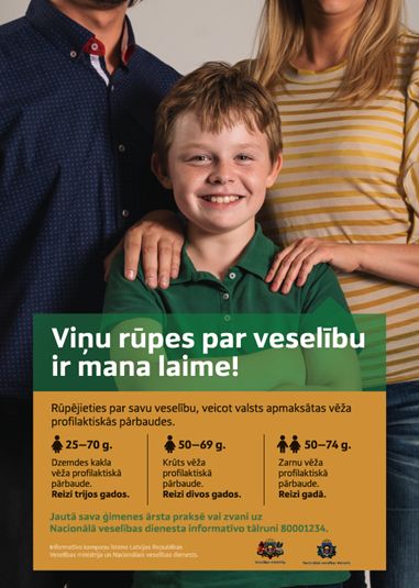 Atklāj informatīvo kampaņu par vēža profilaktisko pārbaužu veikšanu