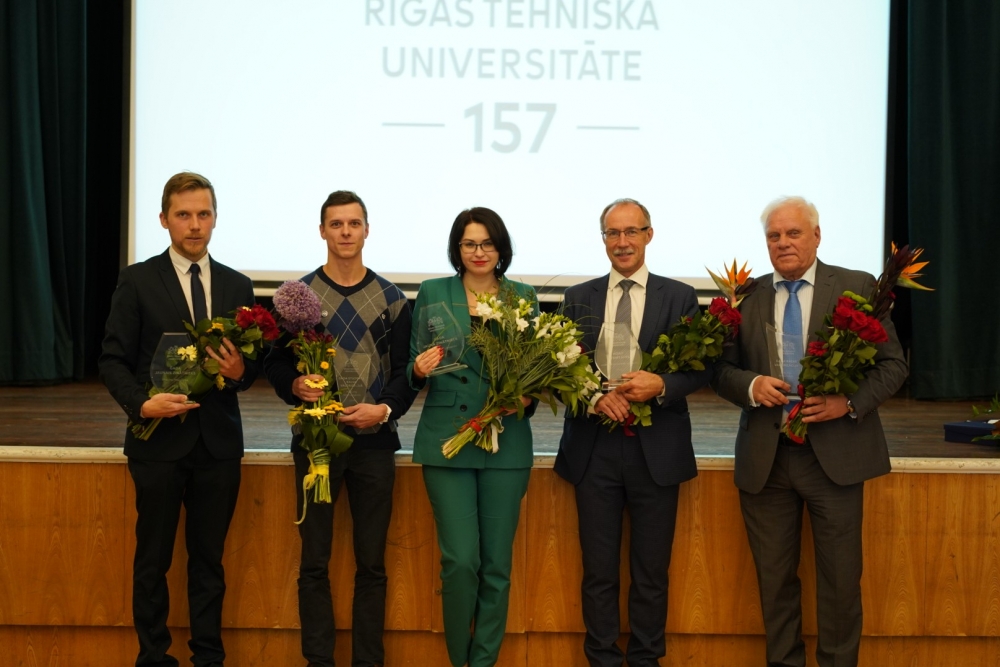 RTU, svinot 157. jubileju, sveic izcilākos zinātniekus un mācībspēkus 