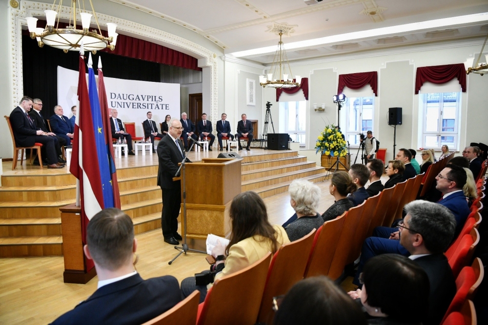 Valsts prezidenta Egila Levita runa par Latgales attīstības perspektīvām jaunajos ģeopolitiskajos un ekonomiskajos apstākļos