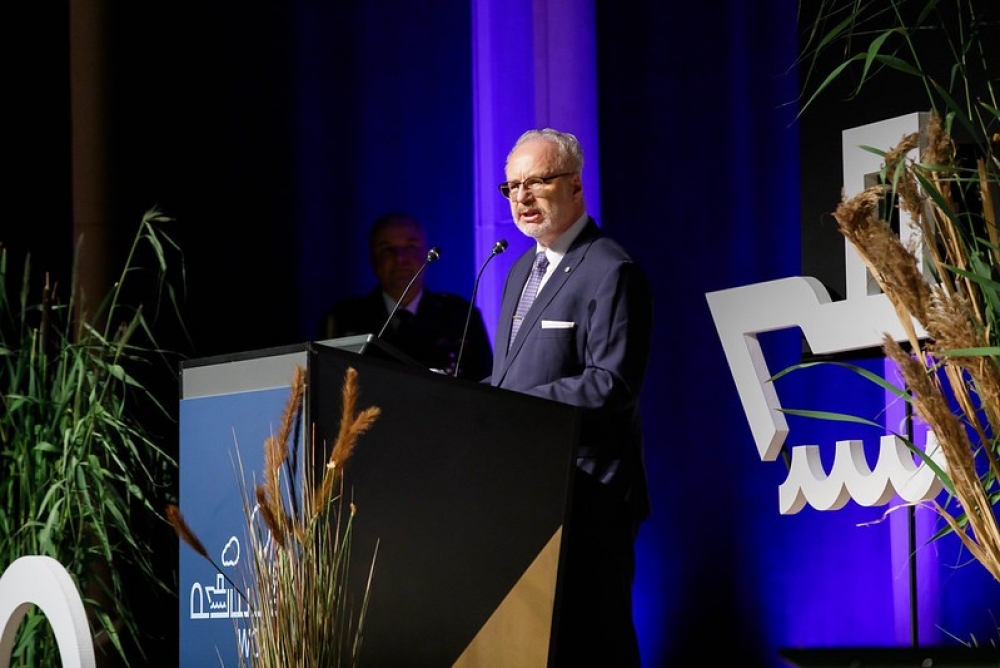 Valsts prezidenta Egila Levita uzruna Pasaules latviešu ekonomikas un inovāciju foruma atklāšanā