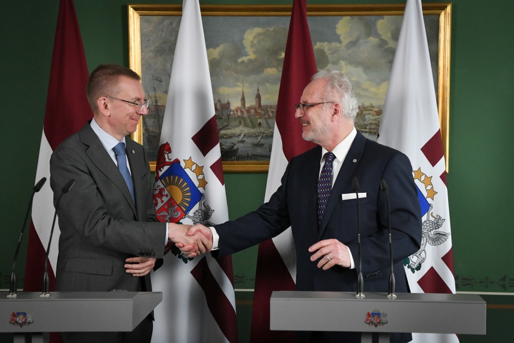 Valsts prezidents: nākamos četrus gadus Latvija būs drošās rokās