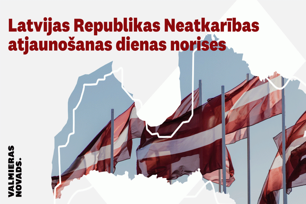 Latvijas Republikas Neatkarības atjaunošanas dienas norises Valmieras novadā 