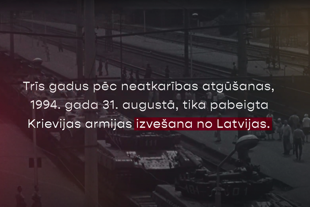 Aprit 30 gadi, kopš Latviju atstāja Krievijas bruņotie spēki