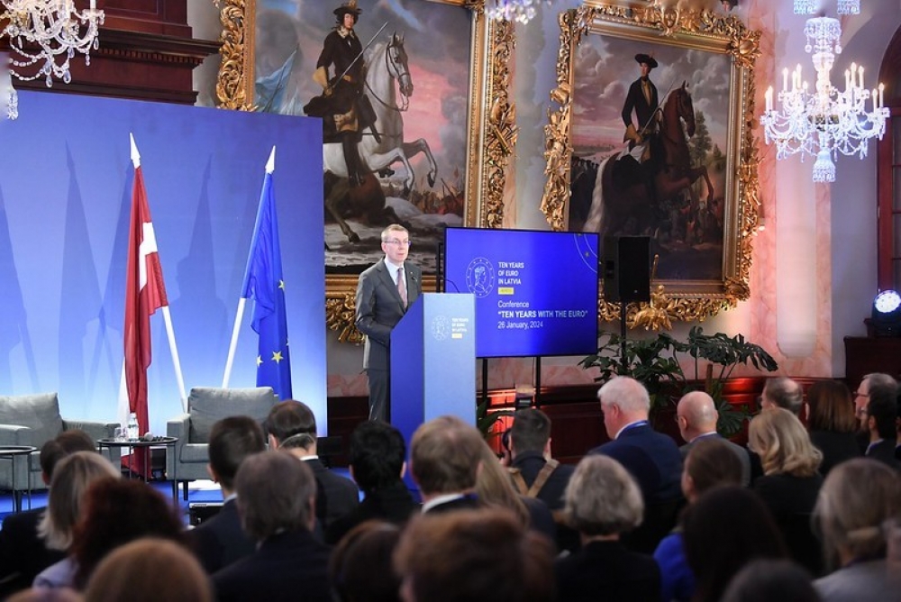 Valsts prezidenta Edgara Rinkēviča uzruna starptautiskajā konferencē “Desmit gadi kopā ar eiro” 