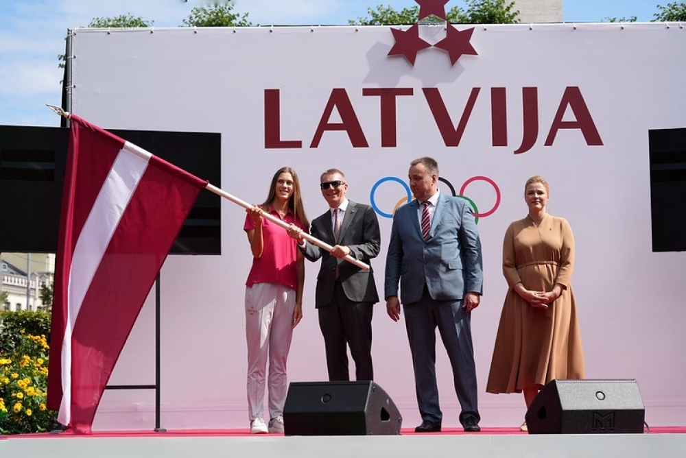 Valsts prezidenta Edgara Rinkēviča uzruna “Komanda Latvija” prezentācijas un XXXIII vasaras olimpisko spēļu valsts karognesēju paziņošanas pasākumā 