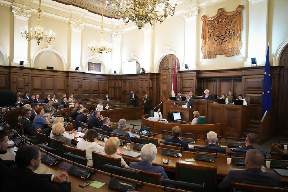 Valsts prezidenta Edgara Rinkēviča uzruna Saeimas pavasara sesijas noslēguma sēdē