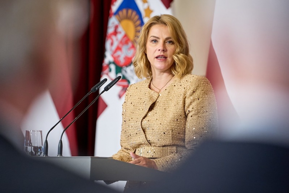 Ministru prezidente piedalās Valstiskuma balvas pasniegšanas ceremonijā