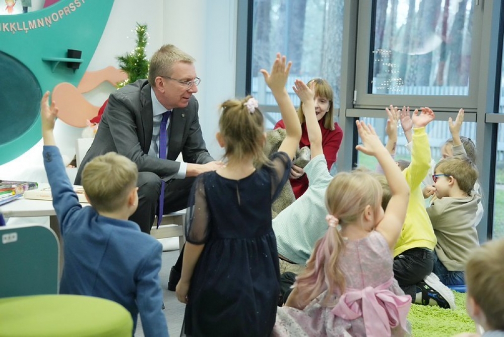 Valsts prezidents: bērnu lasītprieks veicina mūsu kopējo vēlmi lasīt