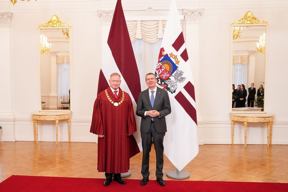Tiesneša zvēresta svinīgā ceremonija
