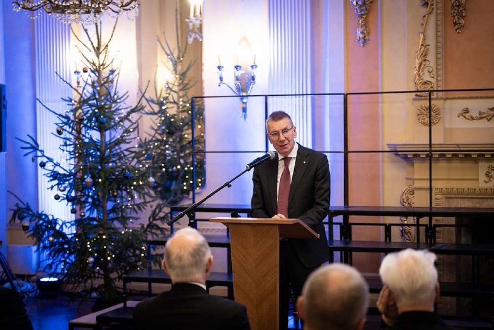 Valsts prezidents Edgars Rinkēvičs sveic organizāciju “Daugavas Vanagi” 80 gadu jubilejā