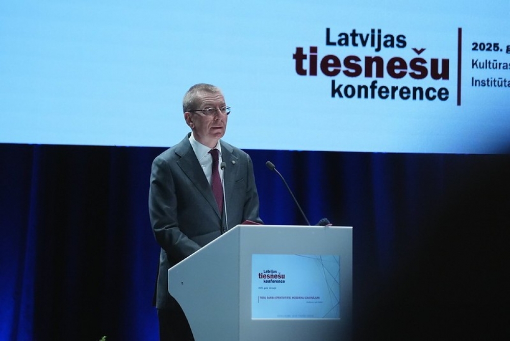 Valsts prezidenta Edgara Rinkēviča uzruna Latvijas tiesnešu konferencē “Tiesu darba efektivitāte – mūsdienu izaicinājumi”