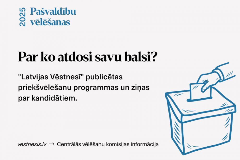 “Latvijas Vēstnesī” publicēti pašvaldību vēlēšanu kandidātu saraksti un programmas  