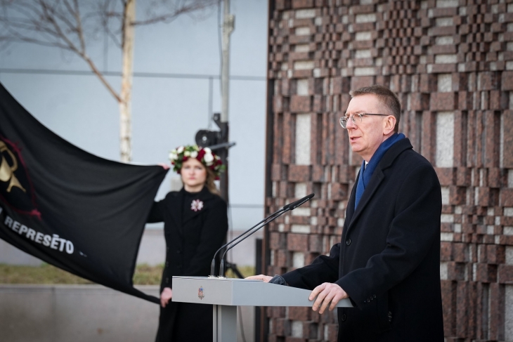 Valsts prezidenta Edgara Rinkēviča uzruna Komunistiskā genocīda upuru piemiņas dienā