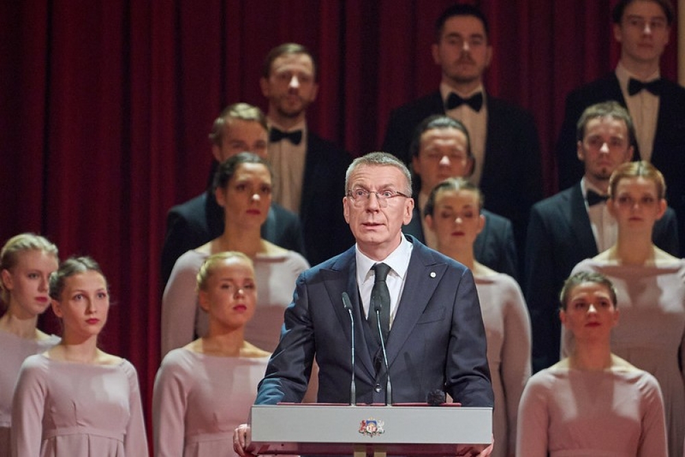 Valsts prezidenta Edgara Rinkēviča uzruna Latvijas proklamēšanas 107. gadadienas svētku koncertā Latvijas Nacionālajā teātrī