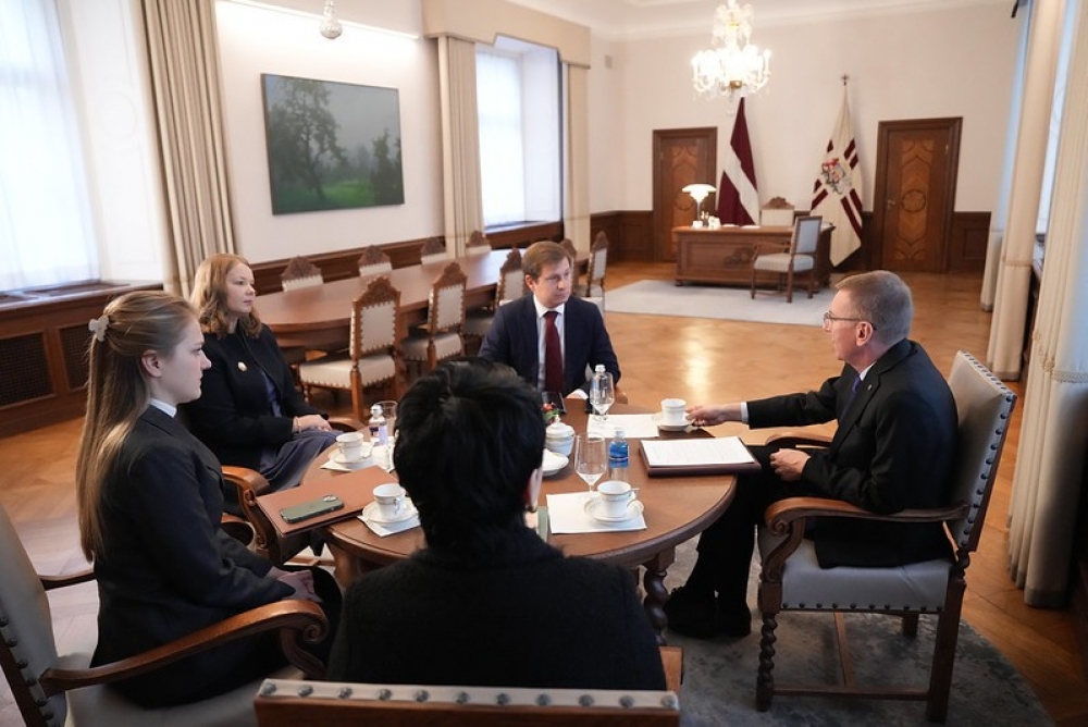 Edgars Rinkēvičs tiekas ar Latvijas eksportētāju asociācijas “The Red Jackets” pārstāvjiem