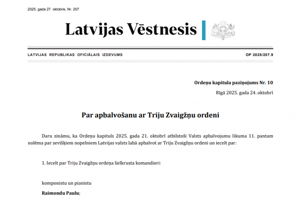 Oficiālās publikācijas 
