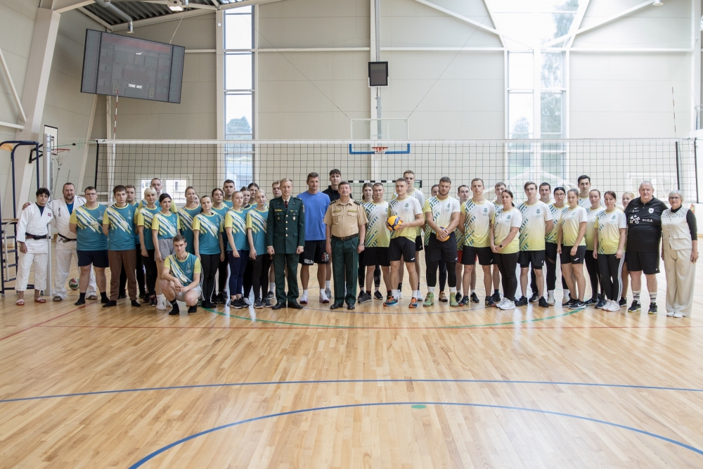 Valsts robežsardzes koledžā viesojās IeM Veselības un sporta centra  profesionālie sportisti