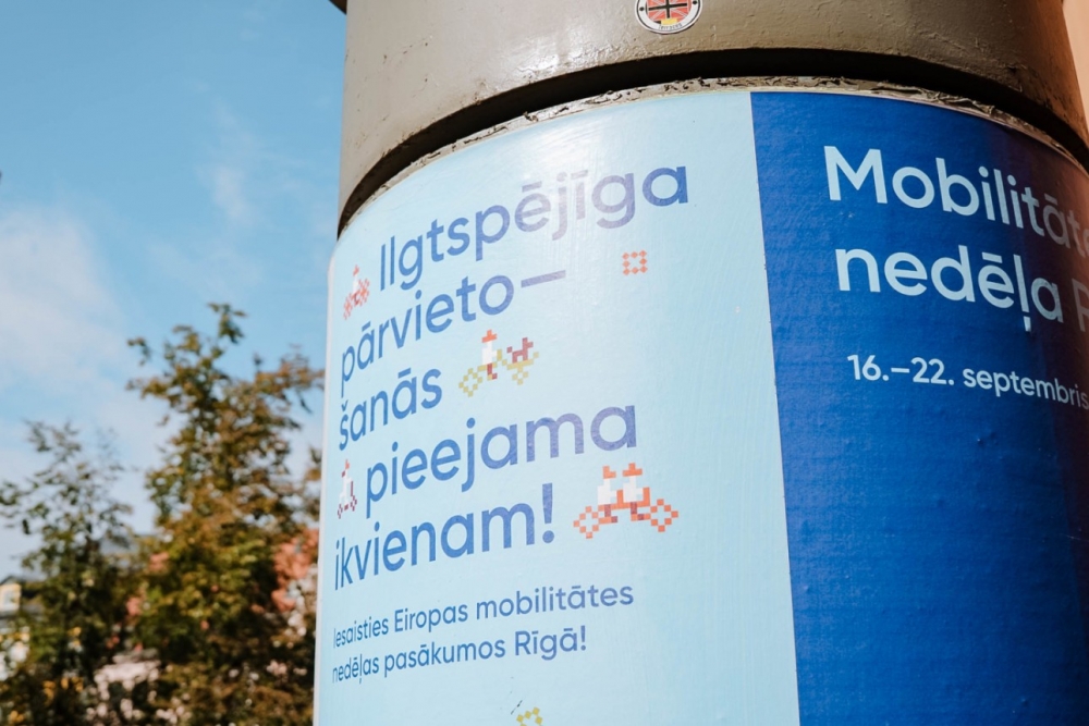 Eiropas mobilitātes nedēļā pilsētvidē un sabiedriskajā transportā varēs piedzīvot patīkamus pārsteigumus 