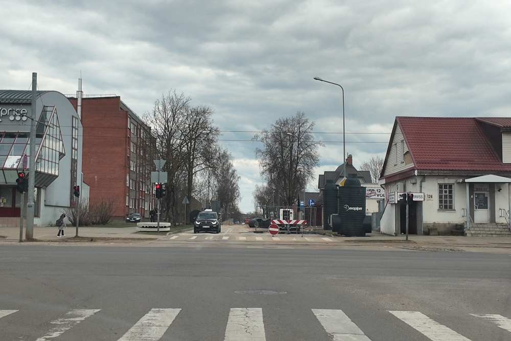 Daugavpilī līdz 31. jūlijam satiksmei slēgts Jelgavas ielas posms