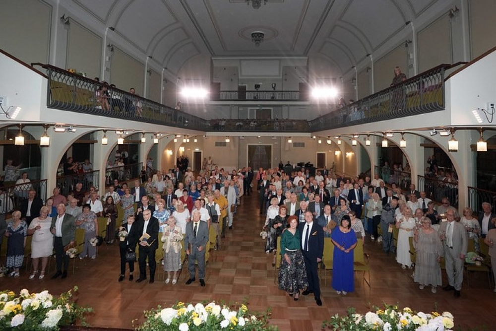 Rīgā sumināti zelta kāzu jubilāri