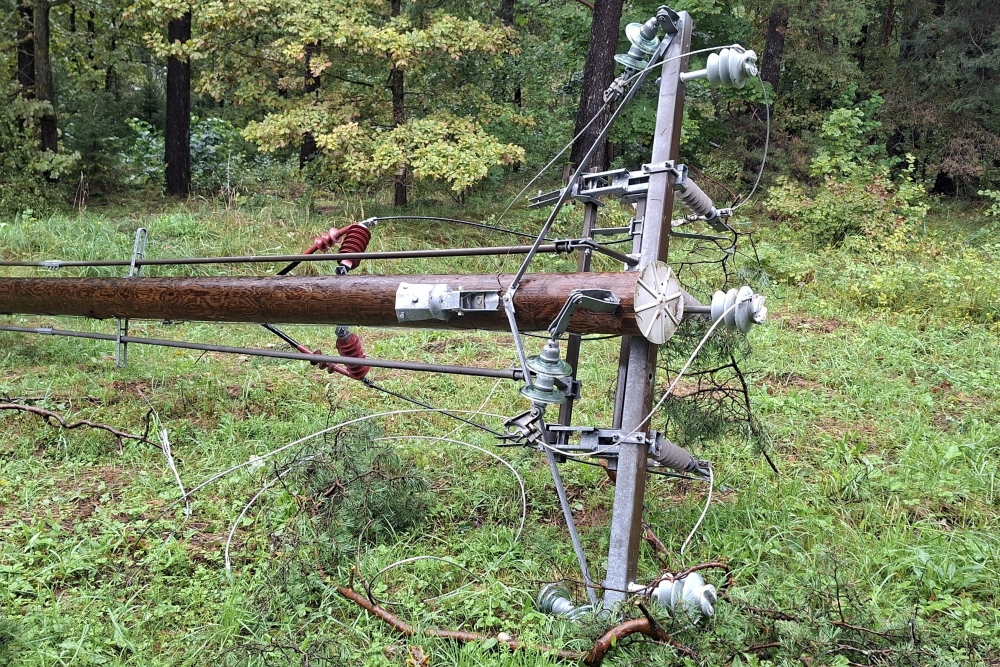 “Sadales tīkls”: vētras seku likvidācijā iesaistītas 206 brigādes; iedzīvotāji aicināti ziņot par bojājumiem elektrolīnijās