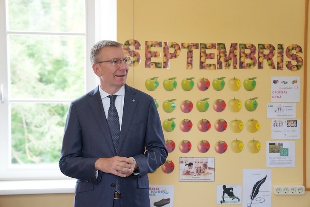 Valsts prezidenta Edgara Rinkēviča apsveikums Zinību dienā,  2026. gada 1. septembrī