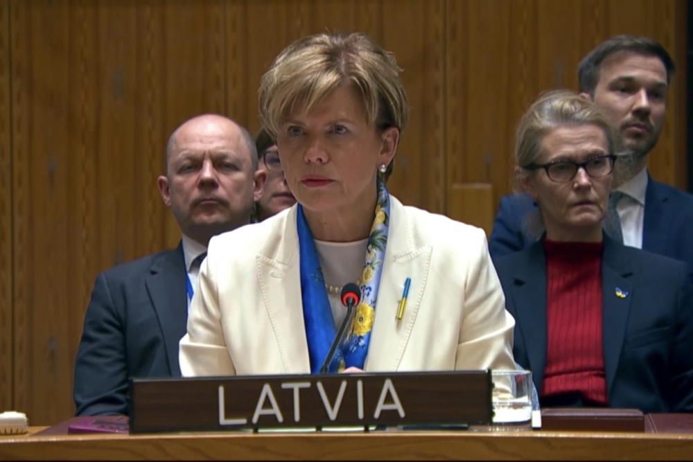 Ārlietu ministres B. Bražes runa Apvienoto Nāciju Organizācijas Drošības padomē