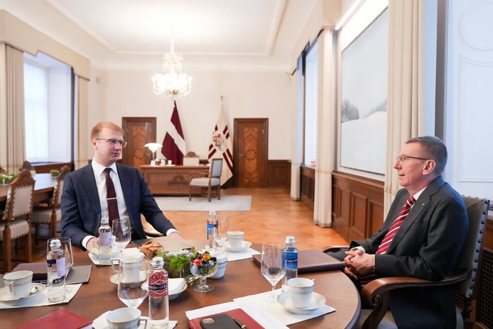 Valsts prezidents tiekas ar klimata un enerģētikas ministru