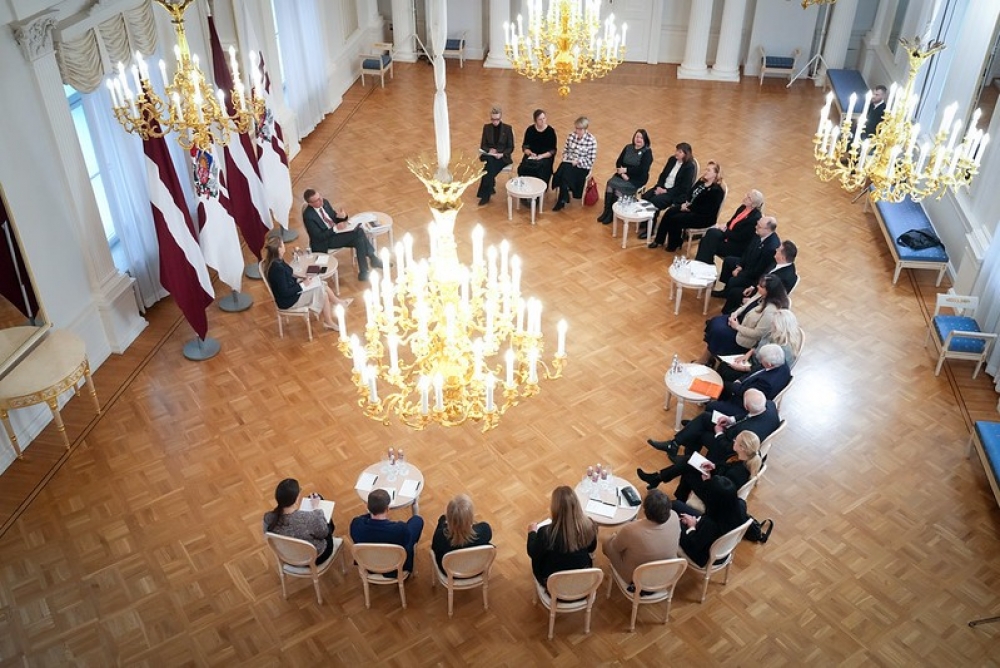 Valsts prezidents tiekas ar Latvijas Brīvo arodbiedrību savienības pārstāvjiem