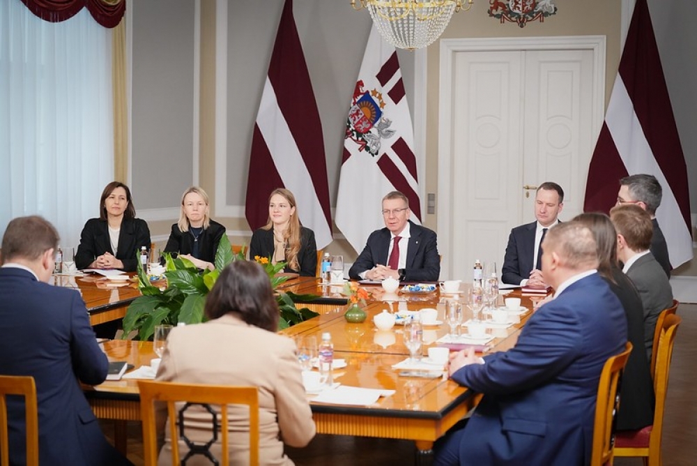 Valsts prezidents tiekas ar Saeimas Latgales apakškomisijas deputātiem