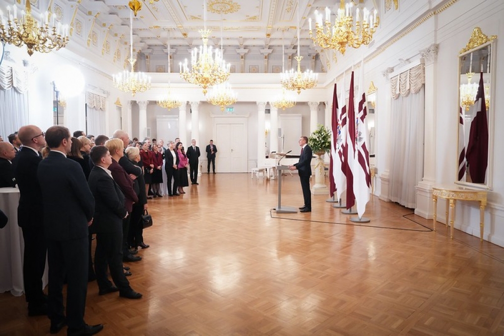 Valsts prezidents Rīgas pilī uzņem Latvijas Republikas diplomātisko misiju ārvalstīs vadītājus