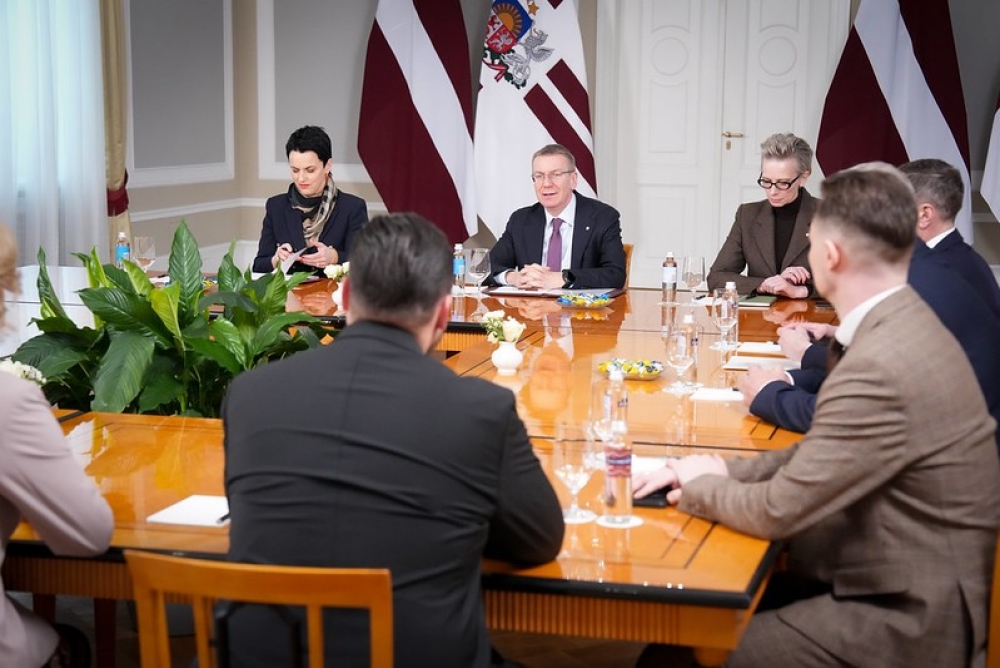 Valsts prezidents tiekas ar Saeimas frakciju “Nacionālā apvienība”