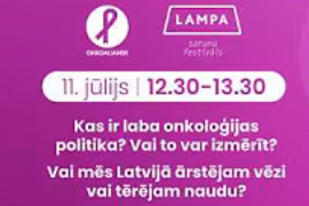 Pacientus neārstē plāni: onkoloģijas politikai vajag ilgtermiņa redzējumu un izmērāmus rezultātus