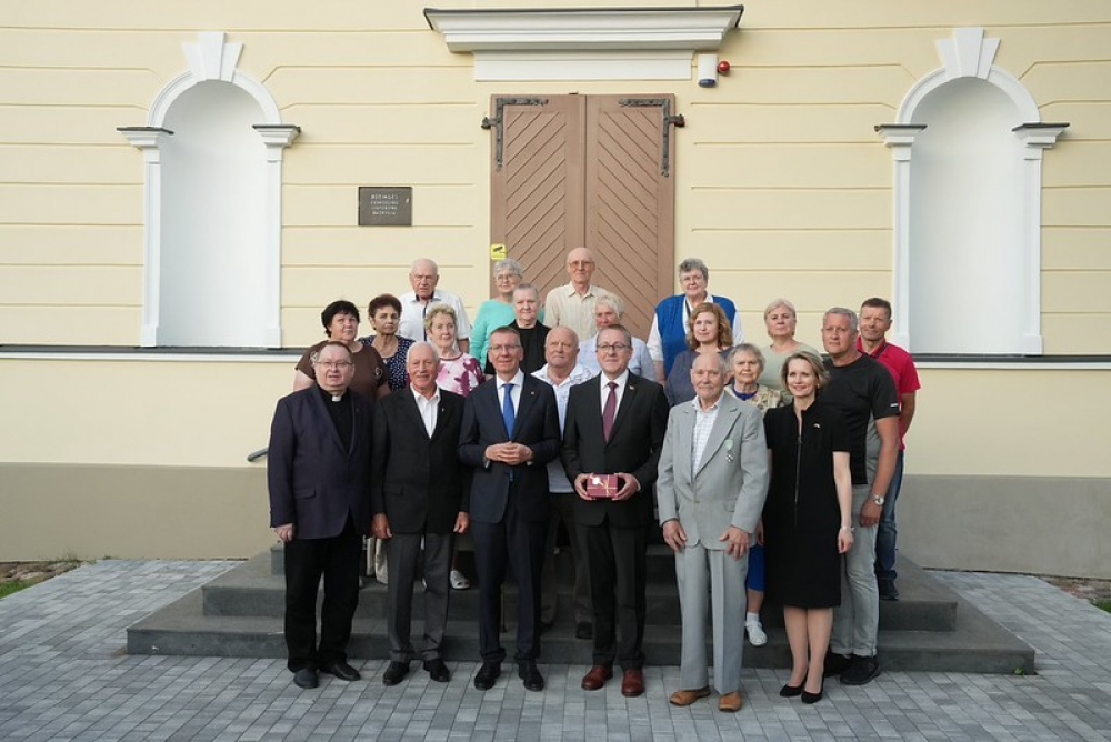 Valsts prezidenta tikšanās ar Būtiņģes Evaņģēliski luteriskās baznīcas draudzes locekļiem un latviešu kopienas pārstāvjiem