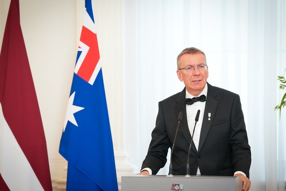 Valsts prezidenta E. Rinkēviča uzruna oficiālajās vakariņās par godu Austrālijas Savienības ģenerālgubernatores S. Mostinas oficiālajai vizītei Latvijā