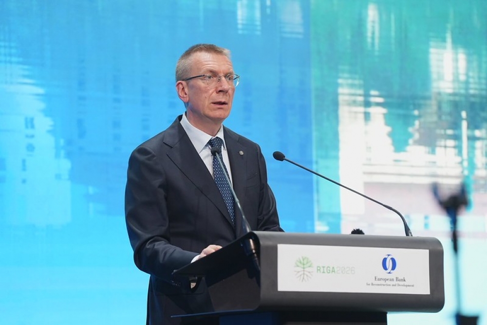 Valsts prezidenta E. Rinkēviča uzruna Eiropas Rekonstrukcijas un attīstības bankas 2026. gada pilnvarnieku sanāksmes un biznesa foruma atklāšanā