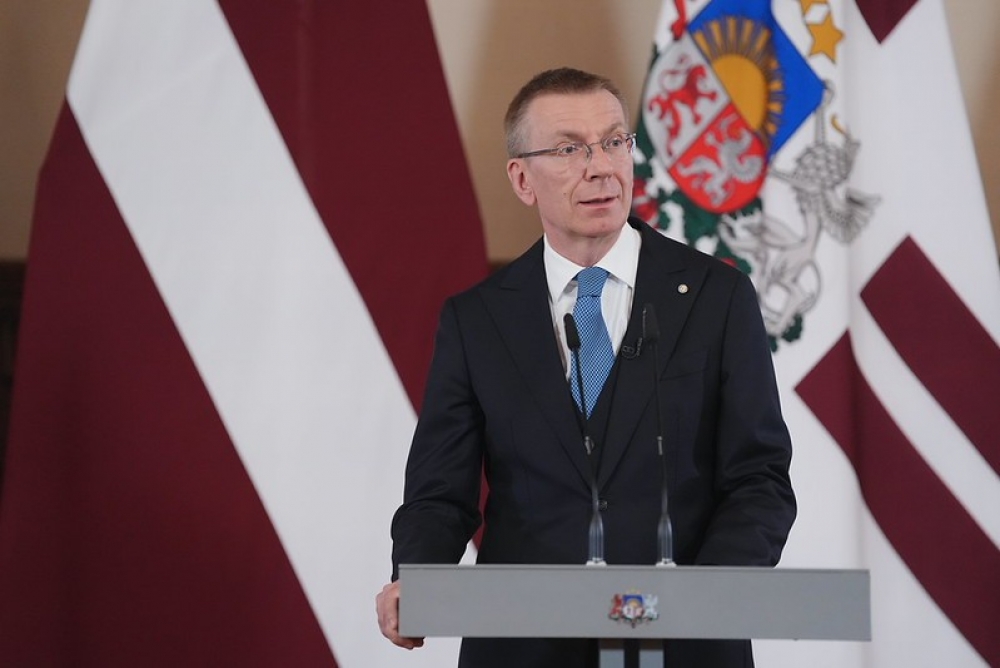 Valsts prezidenta uzruna augstāko Latvijas valsts apbalvojumu svinīgās pasniegšanas ceremonijā  Rīgas pilī 2026. gada 4. maijā