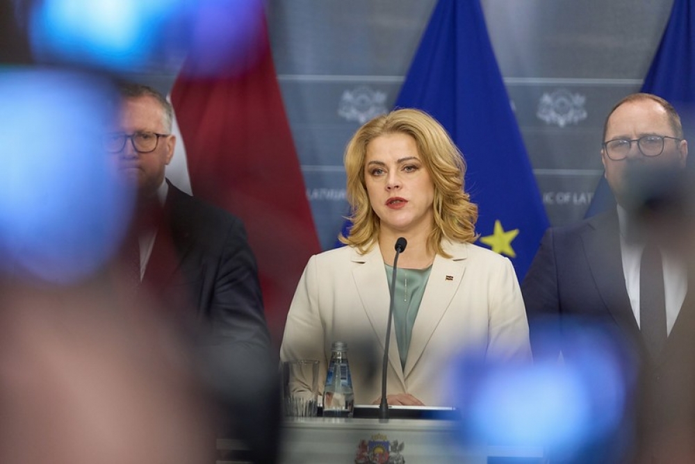 Ministru prezidentes Evikas Siliņas uzruna preses konferencē, paziņojot par demisiju