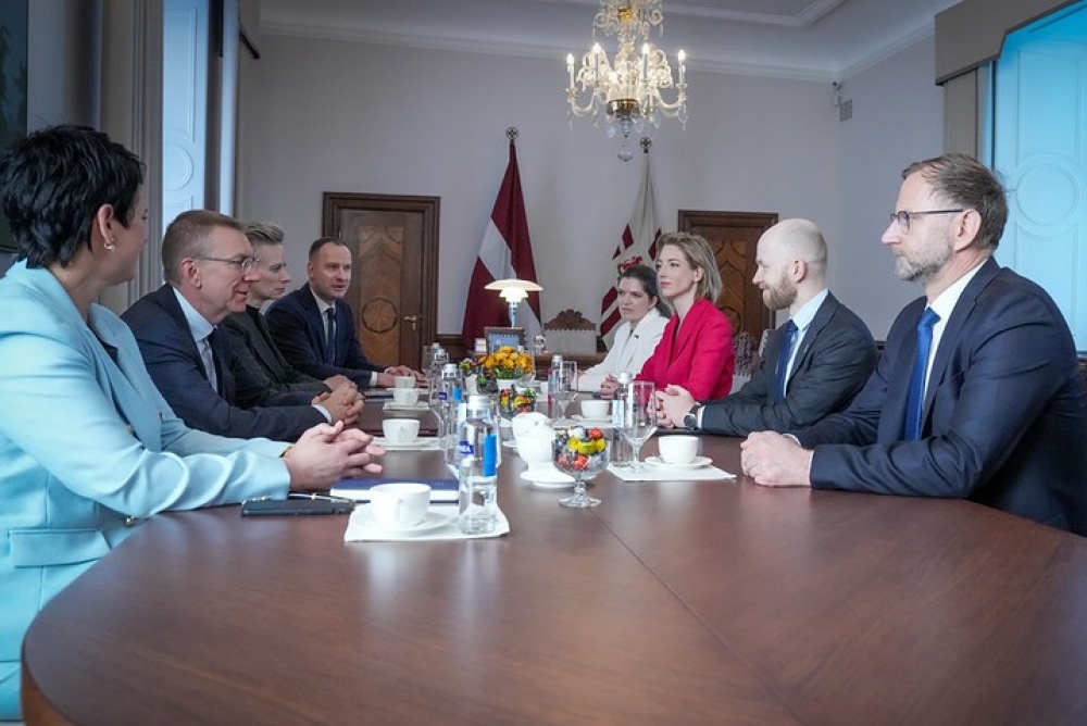 Valsts prezidenta tikšanās ar Saeimas frakcijas “Progresīvie” pārstāvjiem
