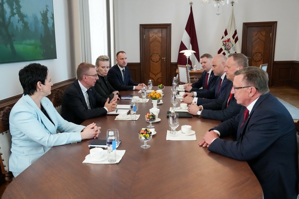 Valsts prezidenta tikšanās ar Saeimas frakcijas “Apvienotais saraksts” pārstāvjiem