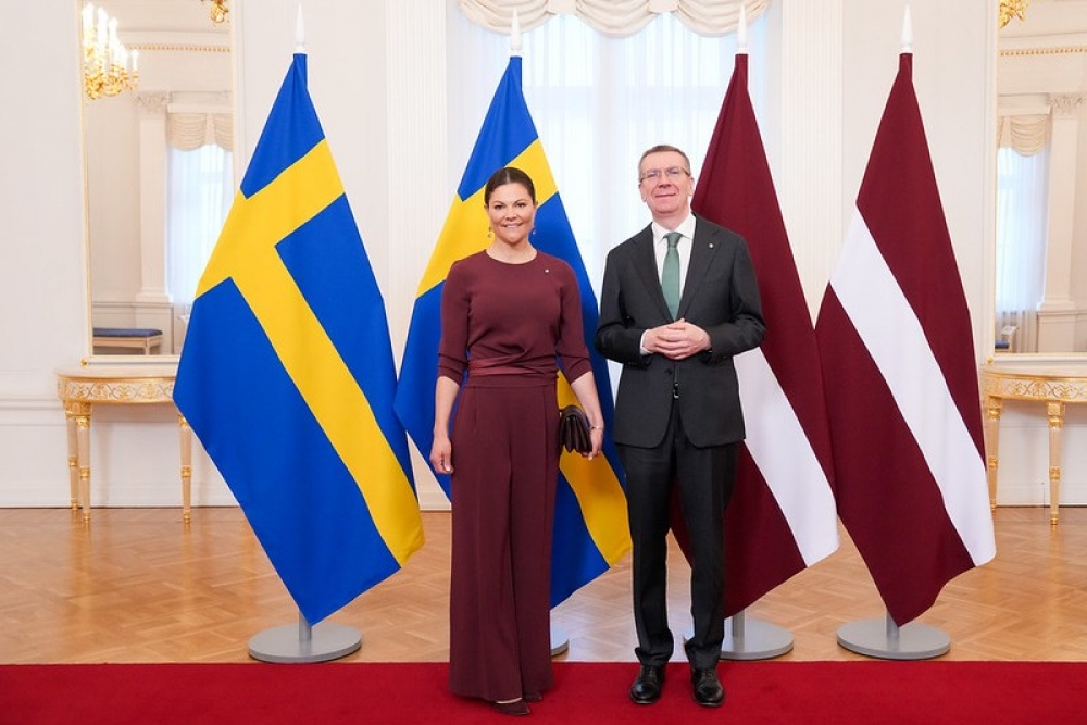 Valsts prezidents: Zviedrijas ieguldījums NATO daudznacionālajā brigādē Latvijā stiprina reģiona drošību
