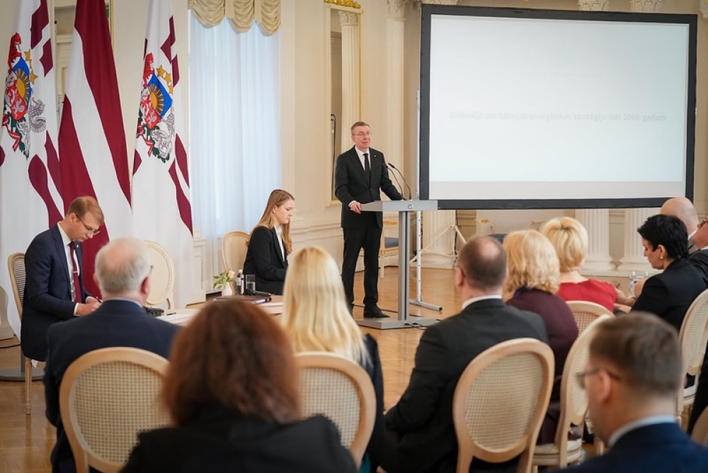 Valsts prezidents aicina attīstīt drošu un pašpietiekamu enerģētikas sektoru Latvijā