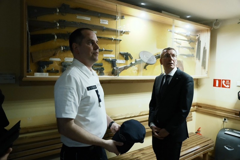 Valsts prezidents akcentē akūtās iekšlietu resora infrastruktūras attīstības vajadzības