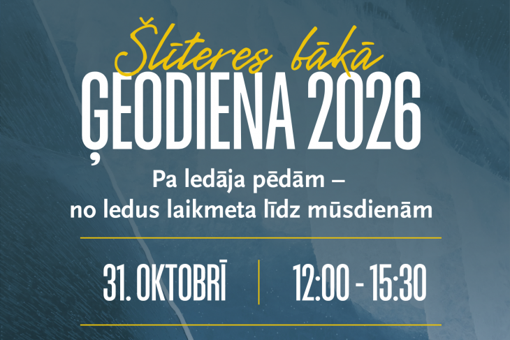 Aicina uz Ģeodienu Šlīteres bākā 31. oktobrī – varēs doties aizraujošā ceļojumā pa ledāju pēdām