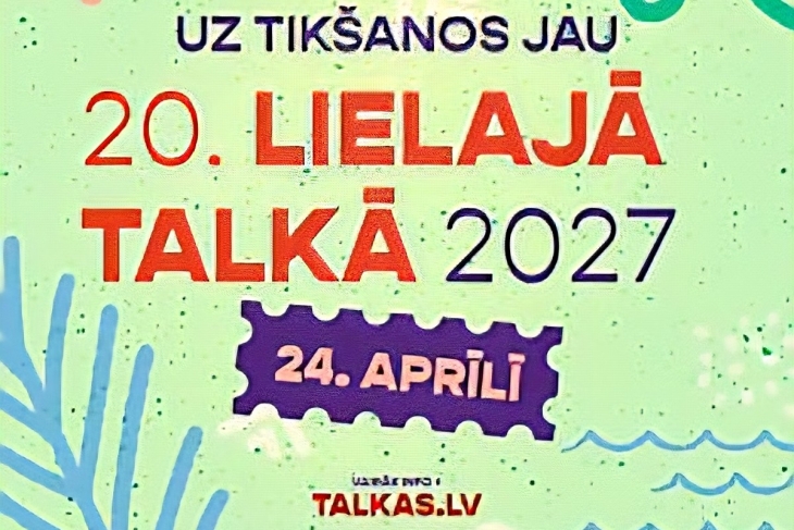 Lielā talka nākamgad notiks jau 20. reizi