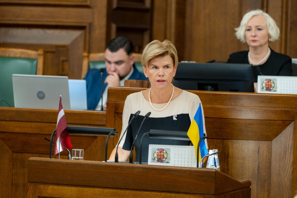 Ārlietu ministres uzruna Saeimā par attīstības sadarbības politikas prioritātēm un finansējuma caurskatāmību