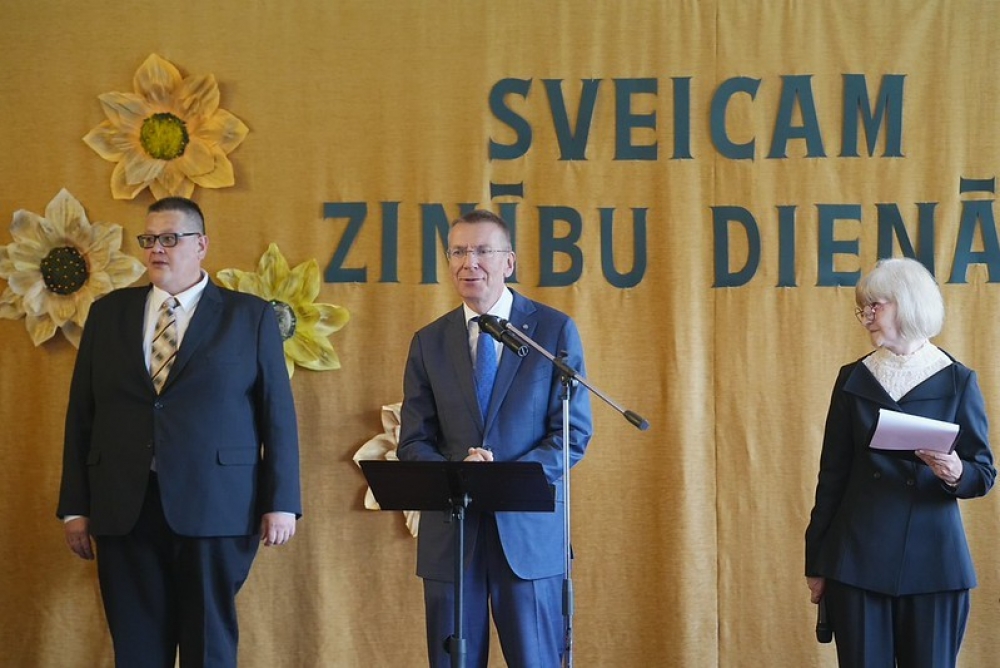 Valsts prezidents piedalās Zinību dienas notikumos Ludzas un Rēzeknes novados