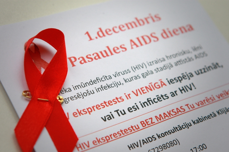 Pasaules AIDS diena – iespēja veikt bezmaksas HIV testu