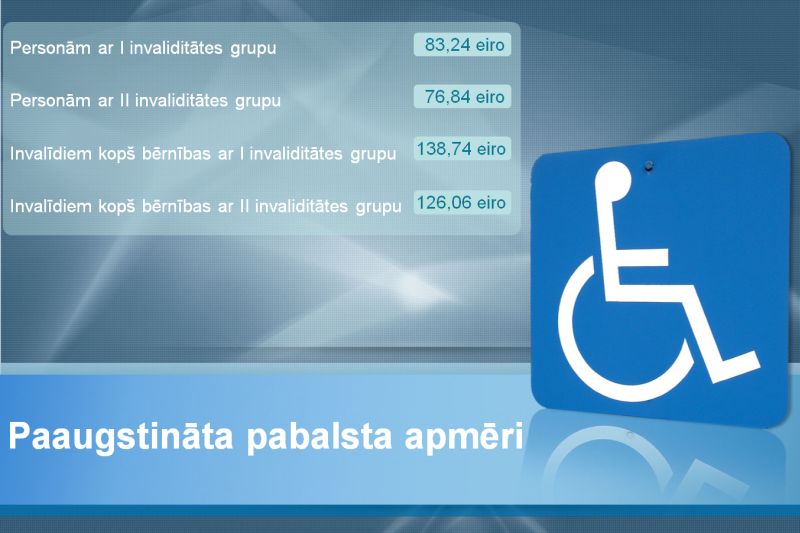VSAA: Par paaugstināto valsts sociālā nodrošinājuma pabalstu invalīdiem